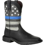 Rocky Red/Blue Line Western Boot - Fire Force - 