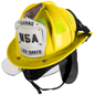 Cairns N5A New Yorker Deluxe Leather Helmet W/Bourke & Black nomex earlap - Fire Force - 