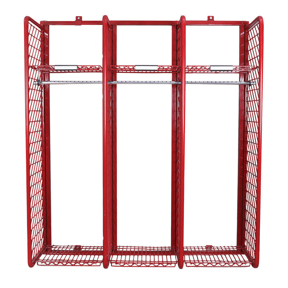 Groves Wall Mounted Red Rack