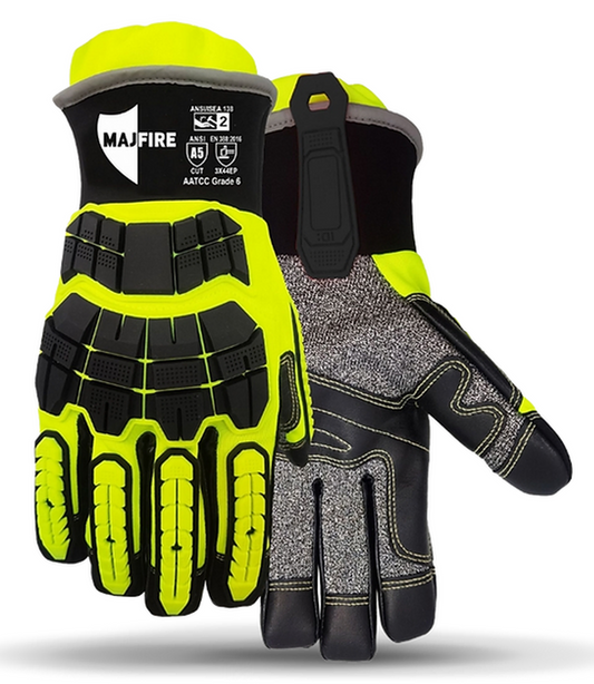 MFA15B EXTRICATION GLOVES WITH BLOOD BORNE PATHOGEN LINER - Fire Force - Fire Force