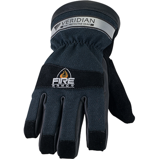 Veridian Fire Armor Leather Fire Glove - Fire Force - Veridian